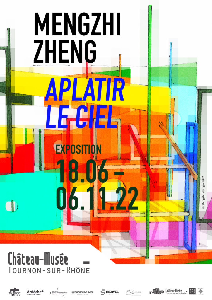 Mengzhi Zheng, Aplatir le ciel
Exposition personnelle au Château-Musée de Tournon-sur Rhône
du 18 juin au 06 novembre 2022